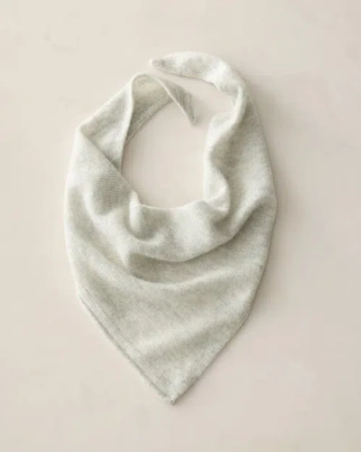 Haven Well Within Merino Wool And Cashmere Triangle Scarf In Green