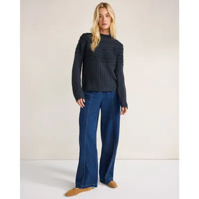 Haven Well Within Organic Cotton Denim Barrel Leg Pants In Multi