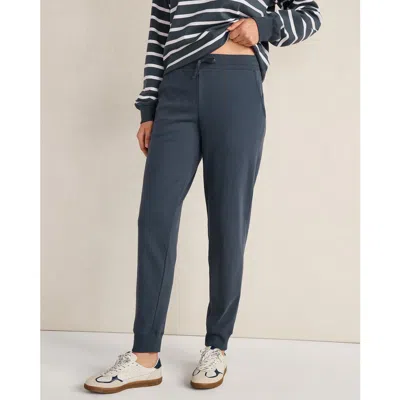 Haven Well Within Organic Cotton Interlock Joggers In Blue