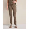 Haven Well Within Organic Cotton Interlock Joggers In Brown