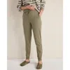 Haven Well Within Organic Cotton Interlock Joggers In Green
