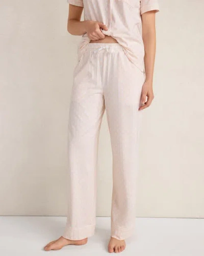 Haven Well Within Organic Cotton Jersey Medallion Foulard Pajama Pants In Neutral