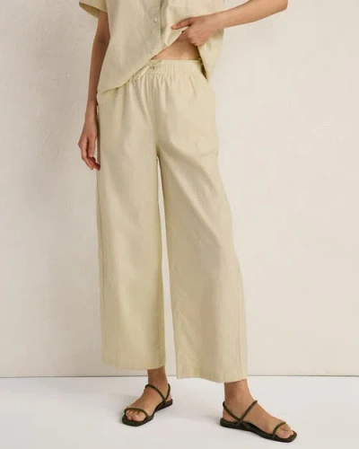 Haven Well Within Organic Cotton Linen Barrel Leg Pants