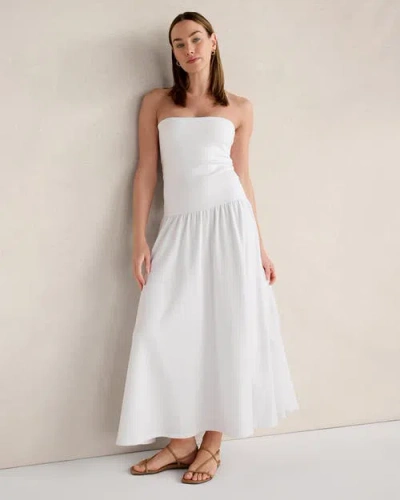 Haven Well Within Organic Cotton Modal Strapless Dress In Animal Print