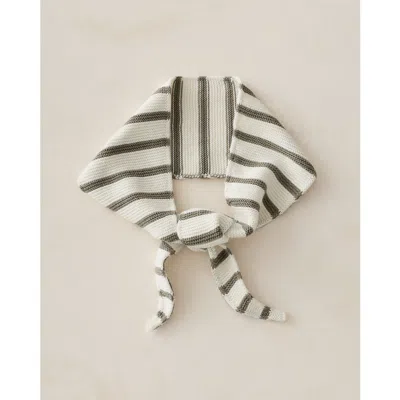 Haven Well Within Organic Cotton Stripe Slim Neckerchief In White