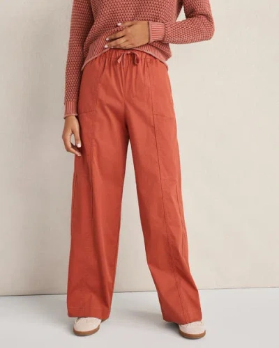 Haven Well Within Organic Cotton Twill Carpenter Pants In Orange