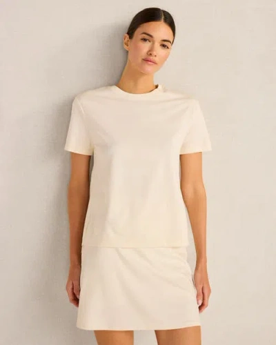 Haven Well Within Pima Cotton Short Sleeve Tee In White