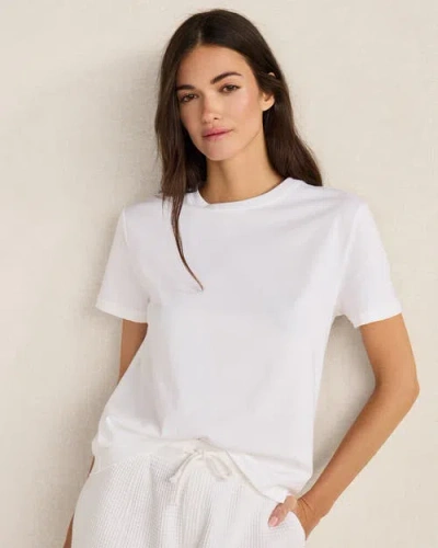 Haven Well Within Pima Cotton Short Sleeve Tee In White