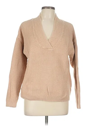Pre-owned Haven Well Within Pullover Sweater In Brown