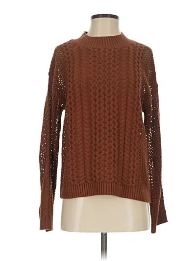 Pre-owned Haven Well Within Pullover Sweater In Brown