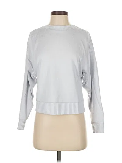 Pre-owned Haven Well Within Pullover Sweater In Silver