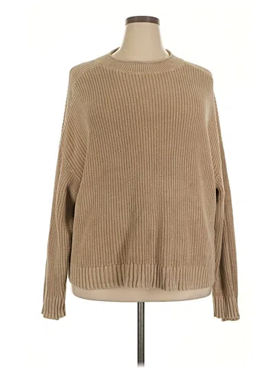 Pre-owned Haven Well Within Pullover Sweater In Tan