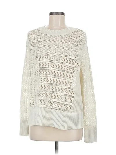 Pre-owned Haven Well Within Pullover Sweater In White