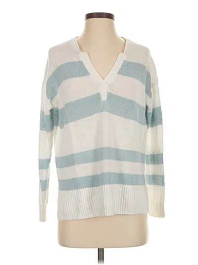 Pre-owned Haven Well Within Pullover Sweater In White