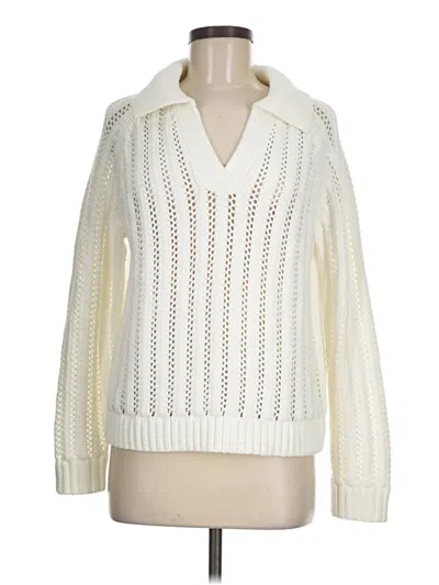 Pre-owned Haven Well Within Pullover Sweater In White
