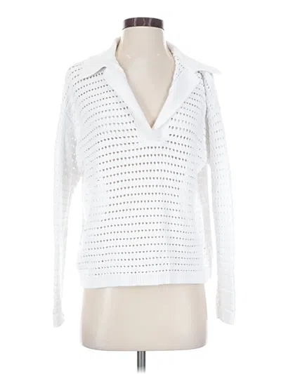 Pre-owned Haven Well Within Pullover Sweater In White