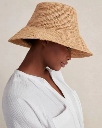 Haven Well Within Raffia Bucket Hat In Brown
