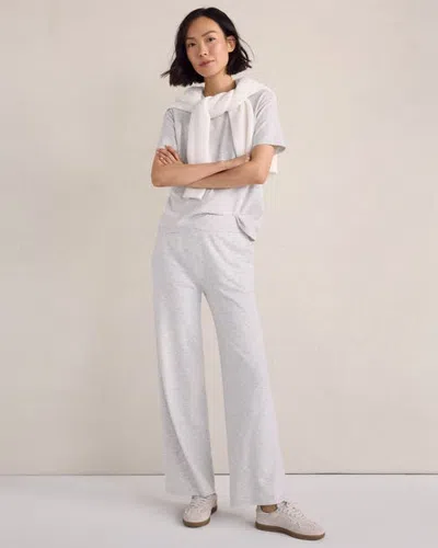 Haven Well Within Resti Viscose Blend Wide Leg Pants In Frost Hthr