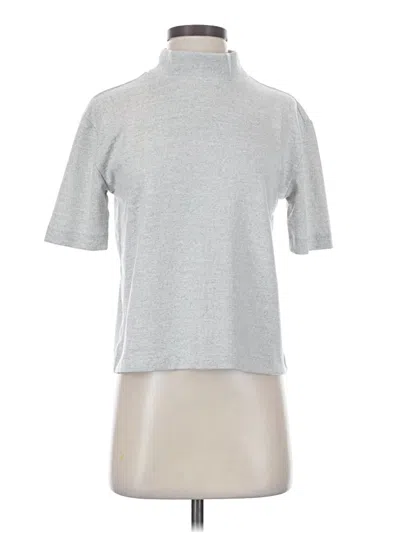 Pre-owned Haven Well Within Short Sleeve Turtleneck In Silver