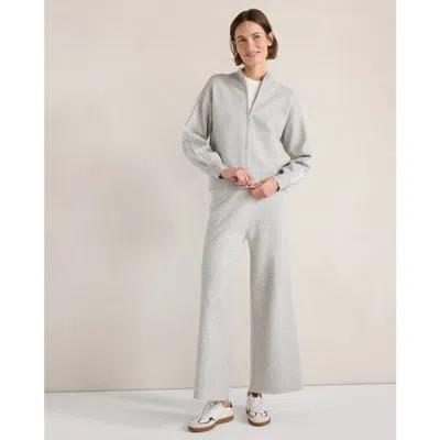 Haven Well Within Side Stripe Wide Leg Pants In Ash Hthr