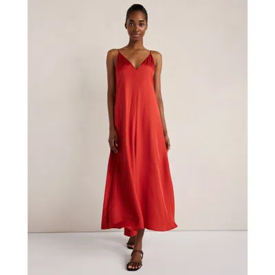 Haven Well Within Silky Maxi Dress In Red