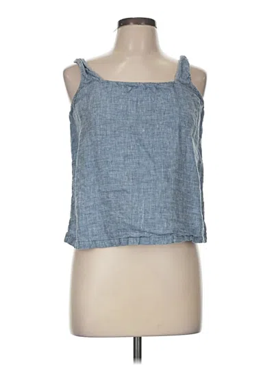 Pre-owned Haven Well Within Sleeveless Blouse In Blue