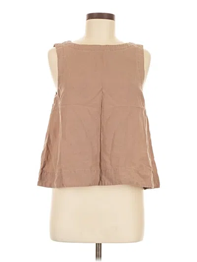 Pre-owned Haven Well Within Sleeveless Blouse In Brown