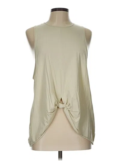 Pre-owned Haven Well Within Sleeveless Top Ivory Keyhole Neckline Tops