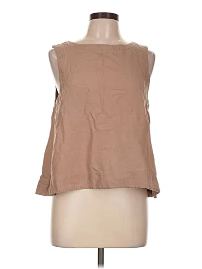 Pre-owned Haven Well Within Sleeveless T-shirt In Brown