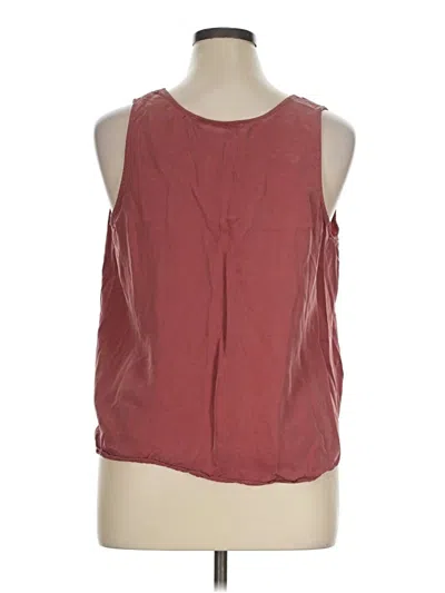 Pre-owned Haven Well Within Sleeveless T-shirt In Burgundy