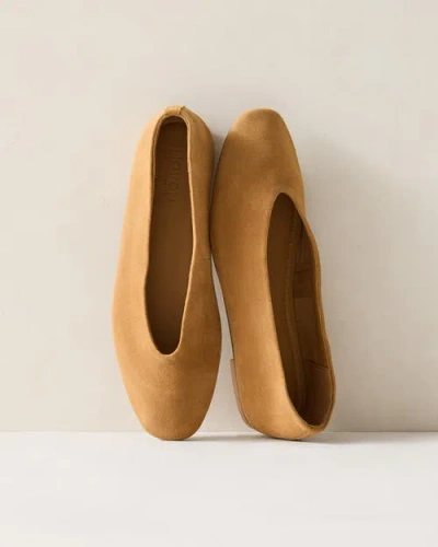 Haven Well Within Soft Suede Ballet Flats In Brown