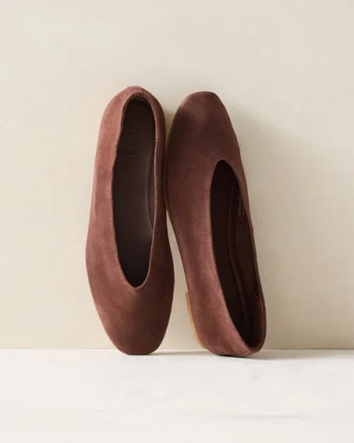 Haven Well Within Soft Suede Ballet Flats In Brown