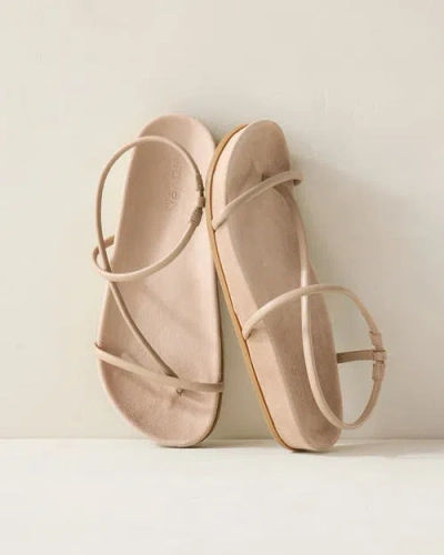 Haven Well Within Strappy Leather Molded Sandals In Neutral
