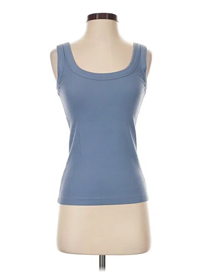 Pre-owned Haven Well Within Tank Top Blue Strapless Neckline Tops