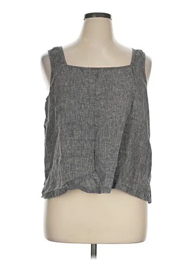 Pre-owned Haven Well Within Tank Top Gray Square Neckline Tops