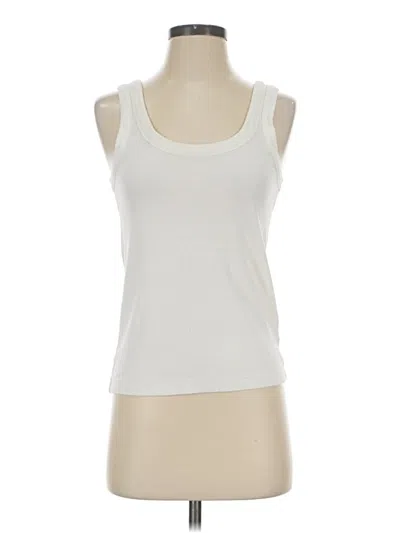 Pre-owned Haven Well Within Tank Top Ivory Strapless Neckline Tops