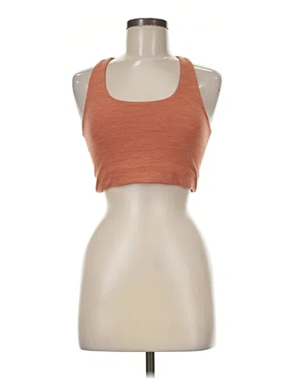 Pre-owned Haven Well Within Tank Top Orange Halter Neckline Tops