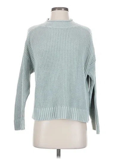 Pre-owned Haven Well Within Turtleneck Sweater In Blue