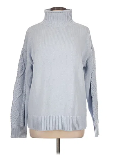 Pre-owned Haven Well Within Turtleneck Sweater In Blue