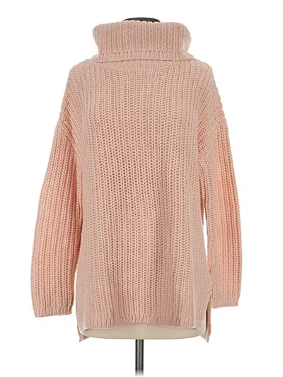 Pre-owned Haven Well Within Turtleneck Sweater In Pink