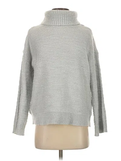Pre-owned Haven Well Within Turtleneck Sweater In Silver