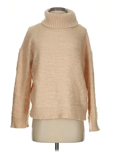 Pre-owned Haven Well Within Turtleneck Sweater In Tan