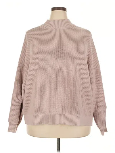 Pre-owned Haven Well Within Turtleneck Sweater In Tan