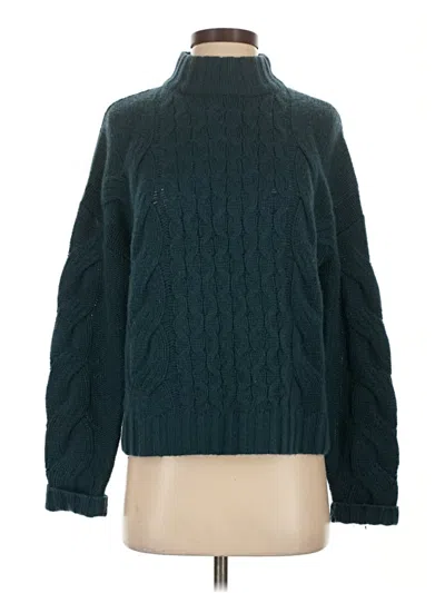 Pre-owned Haven Well Within Turtleneck Sweater In Teal