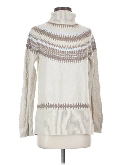 Pre-owned Haven Well Within Turtleneck Sweater In White