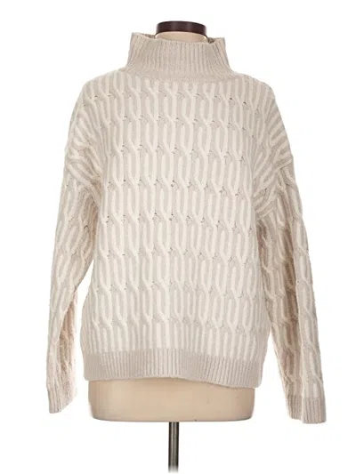 Pre-owned Haven Well Within Turtleneck Sweater In White