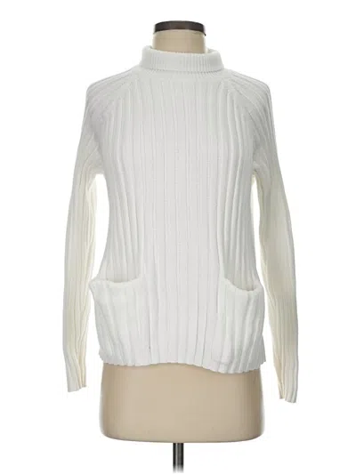Pre-owned Haven Well Within Turtleneck Sweater In White