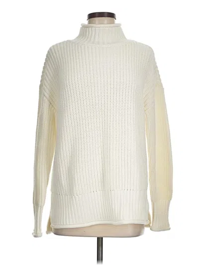 Pre-owned Haven Well Within Turtleneck Sweater In White