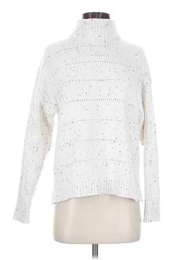 Pre-owned Haven Well Within Turtleneck Sweater In White