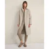 Haven Well Within Wool Blend Funnel Neck Coat In Brown